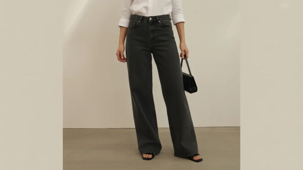 Wide Leg Jeans Black Wide Leg Jeans Black